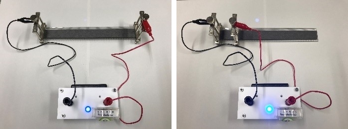 電流チェッカーによる電気抵抗の長さ依存性の定性的理解